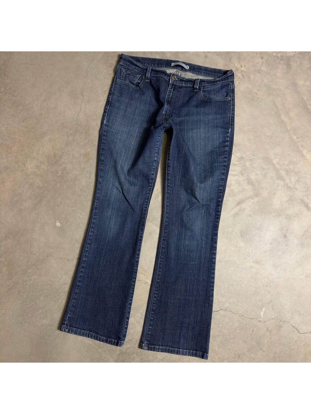 Levi's 515 Bootcut Jeans Womens 12M Dark Wash